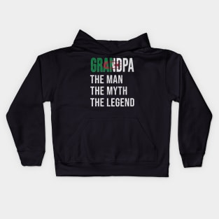 Grand Father Algerian Grandpa The Man The Myth The Legend - Gift for Algerian Dad With Roots From  Algeria Kids Hoodie